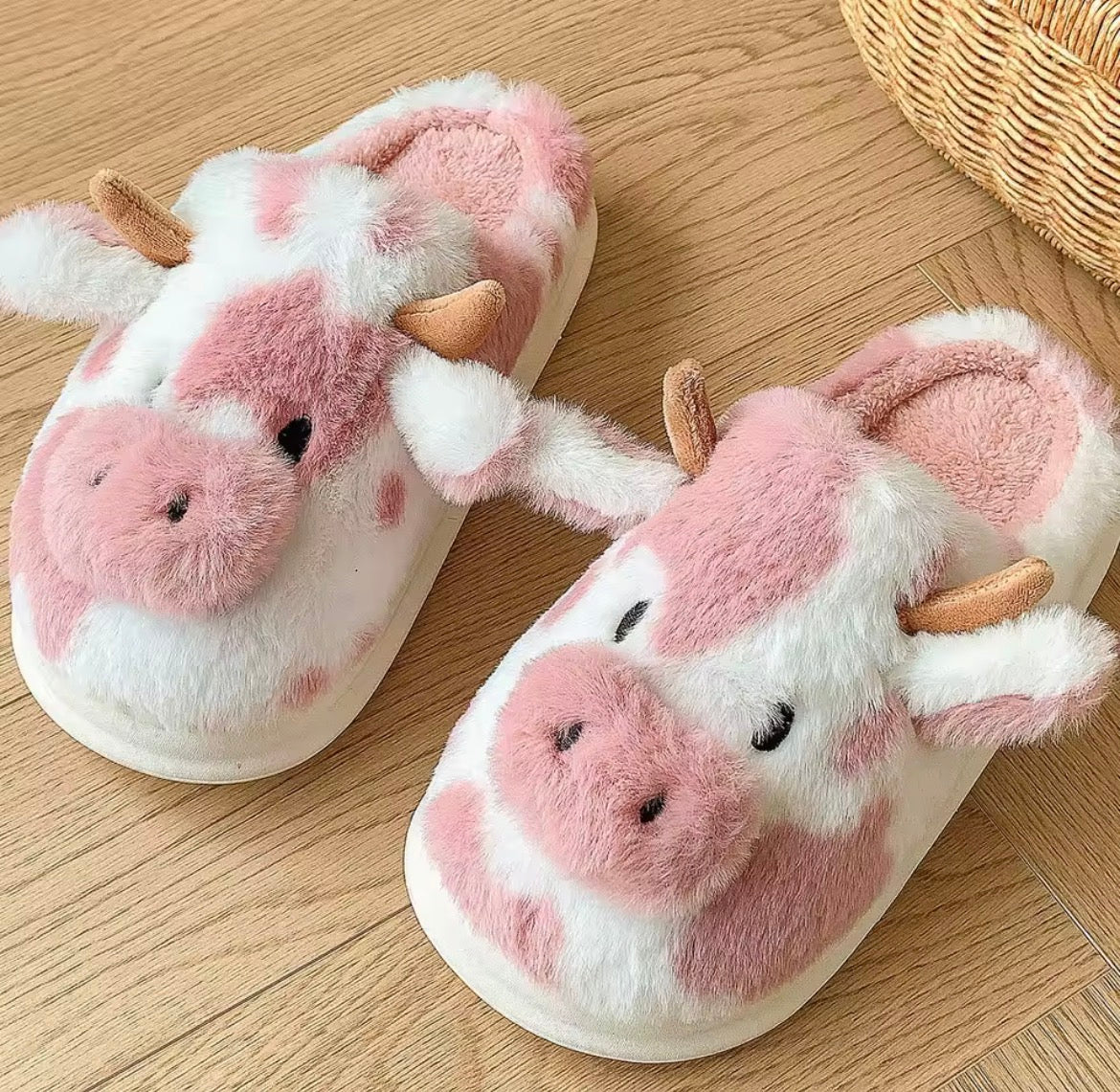 BERNARDS HANDMADE NON-SLIP COW SLIPPERS (UNISEX)