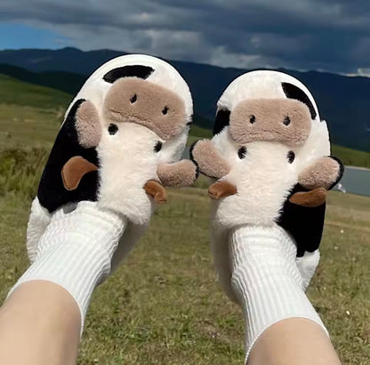 BERNARDS HANDMADE NON-SLIP COW SLIPPERS (UNISEX)